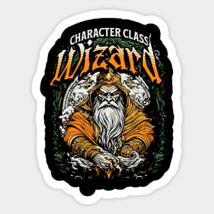 Character Class: Wizard Sticker